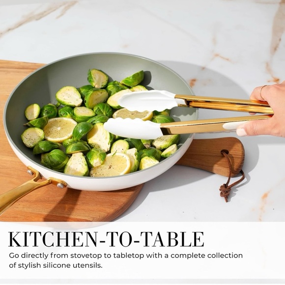 Elegant Gold and White Kitchen Utensils Set - Styled Settings - Picture 9 of 9